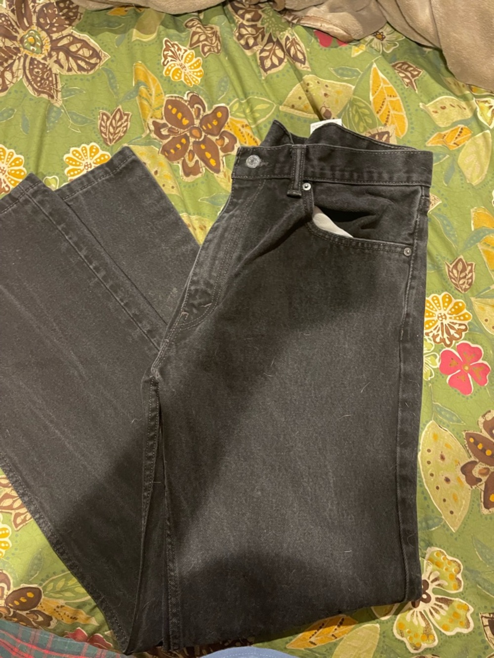 Levi's Black Straight-Leg Men's Jeans